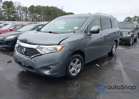 2017 Nissan Quest Sv z USA, uszkodzony, nr VIN JN8AE2KP8H9166418